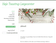 Tablet Screenshot of htlaegecenter.dk
